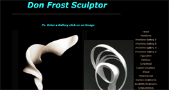 Desktop Screenshot of donfrostsculptor.com